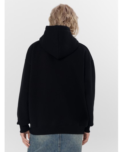 Худи черный +печать5