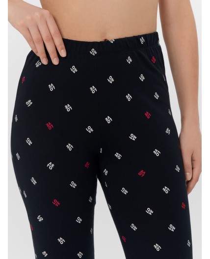 Бриджи текст на черном