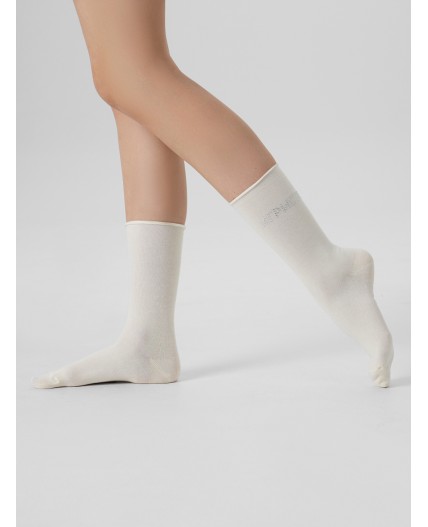 Носки молочный /игристая