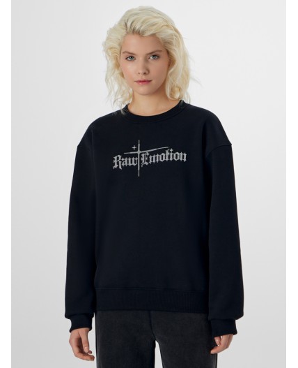 Свитшот черный +печать2