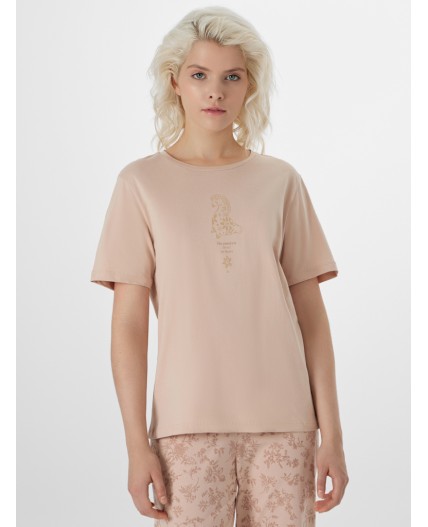 Комплект лунный свет +цветочки на молочном