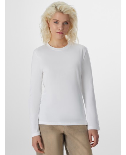 Лонгслив белый