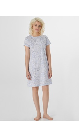 Сорочка узор на голубом