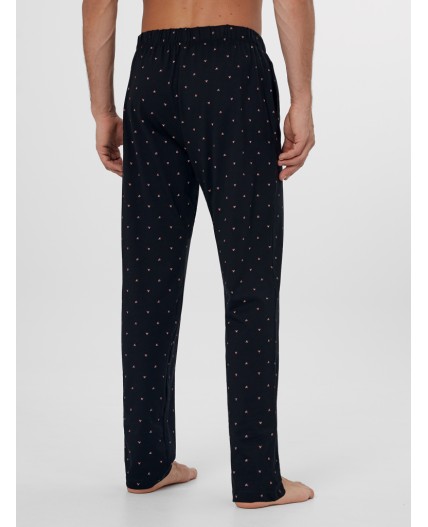 Брюки узор на черном1