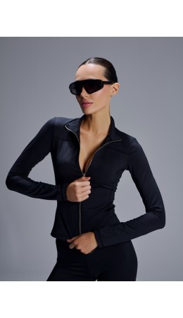 Жакет черный +печать