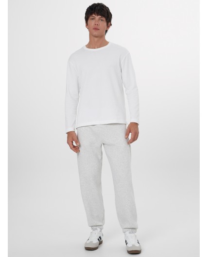 Джоггеры серый меланж 4306-А-1