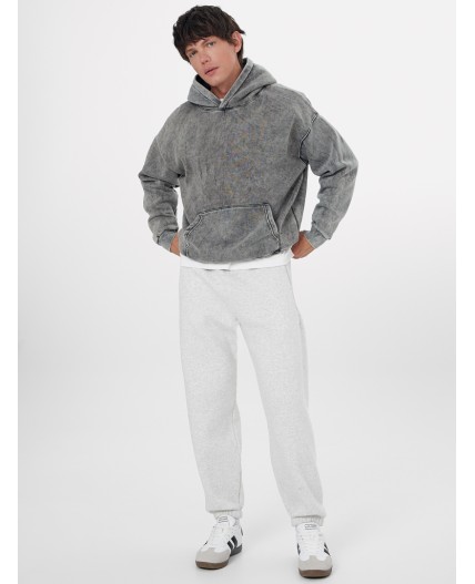 Джоггеры серый меланж 4306-А-1