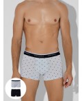 Трусы квадраты на св.сером +квадраты на черном