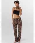 Брюки леопард на песочном
