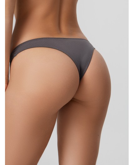 Трусы т.серый меланж