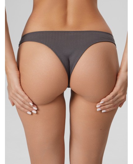 Трусы т.серый меланж