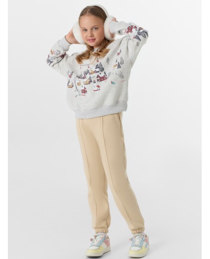 Брюки св.бежевый