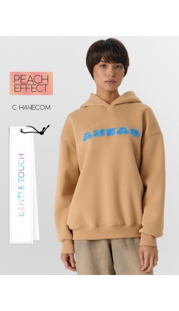 Худи латте +печать