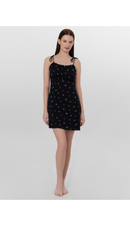 Сорочка розочки на черном