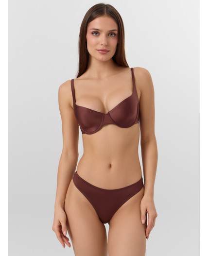 Бюстгальтер шоколадный мокко