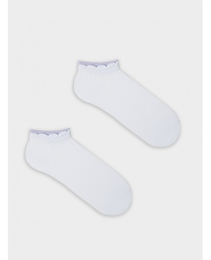 Носки белый /св.лаванда