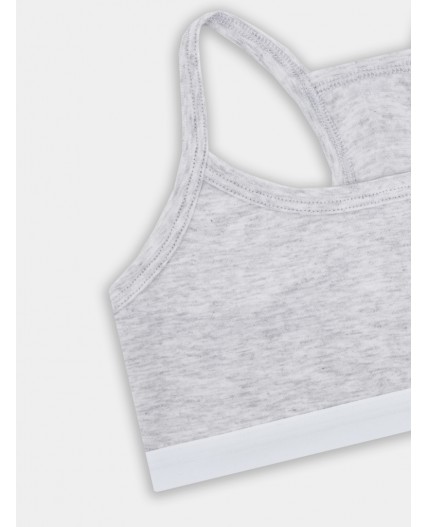 Бюстье серый меланж 4306-А