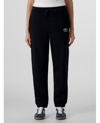 Брюки черный +печать1