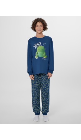 Комплект полуночно -синий +жабки на полуночном