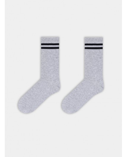 Носки св.серый меланж