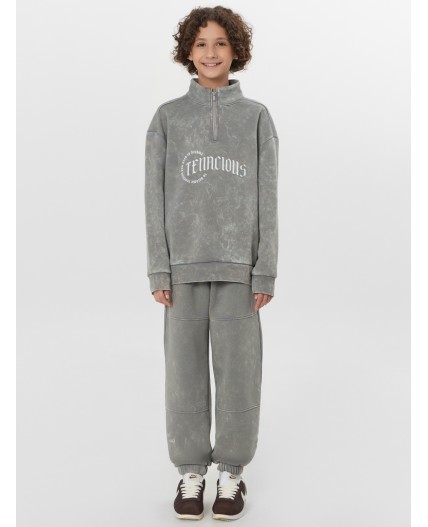 Брюки ACID WASH серый