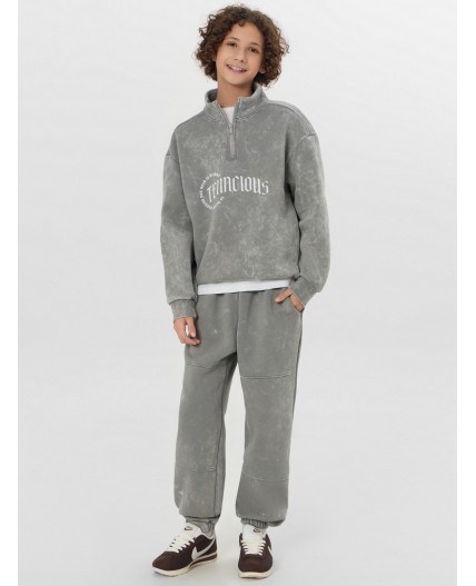 Брюки ACID WASH серый