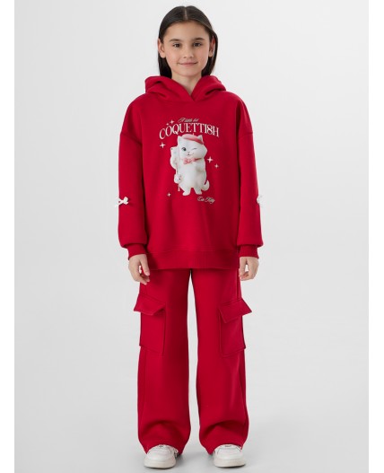 Брюки т.красный