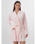 Халат розовая полоска
