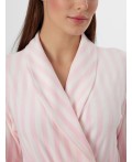 Халат розовая полоска