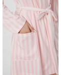 Халат розовая полоска