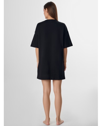 Туника черный +печать5