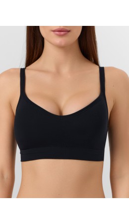 Бюстье черный