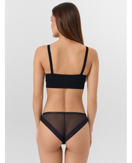 Бюстье черный