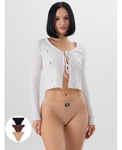 Трусы телесный +цикорий +черный