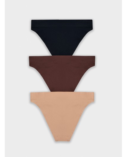 Трусы телесный +цикорий +черный