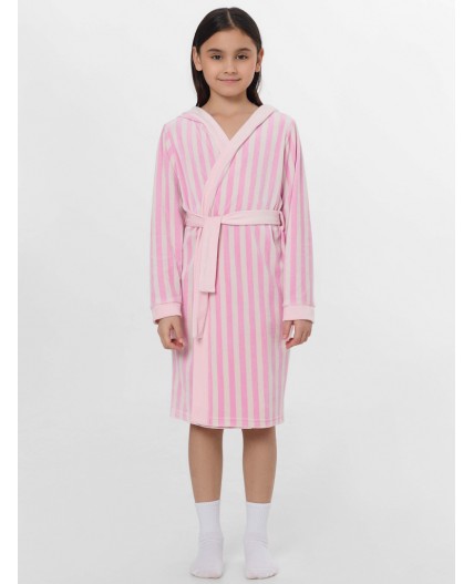 Халат розовая полоска