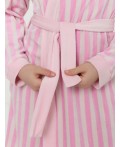 Халат розовая полоска