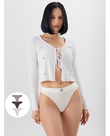 Трусы молочный +морской туман +макадамия