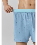 Трусы узор на пыльно -голубом