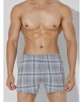 Трусы св.серая клетка +голубая клетка на т.синем
