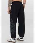 Джоггеры черный +печать2
