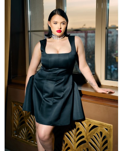 Платье черный