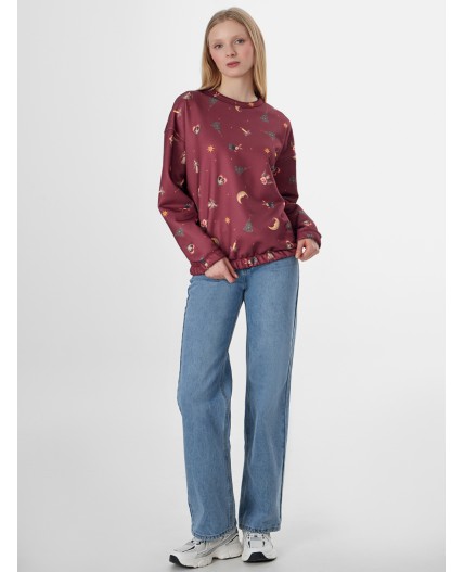 Свитшот игрушки на бордо