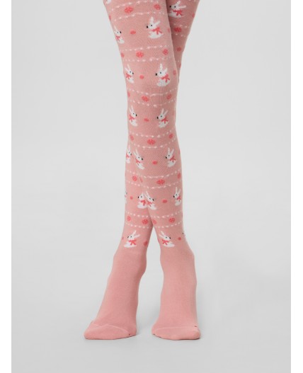 Колготки сухая роза