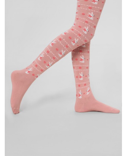Колготки сухая роза