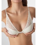 Бюстгальтер бежевый меланж