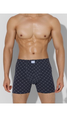 Трусы нб узор сетка на т.сером