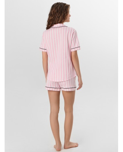 Комплект розовая полоска