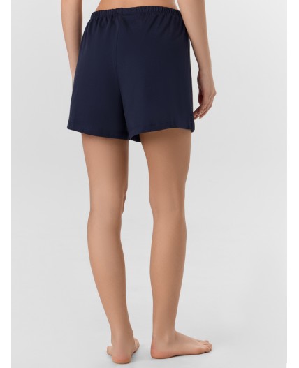 Пижама т.синий +печать