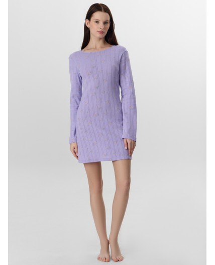 Сорочка цветы на лаванде